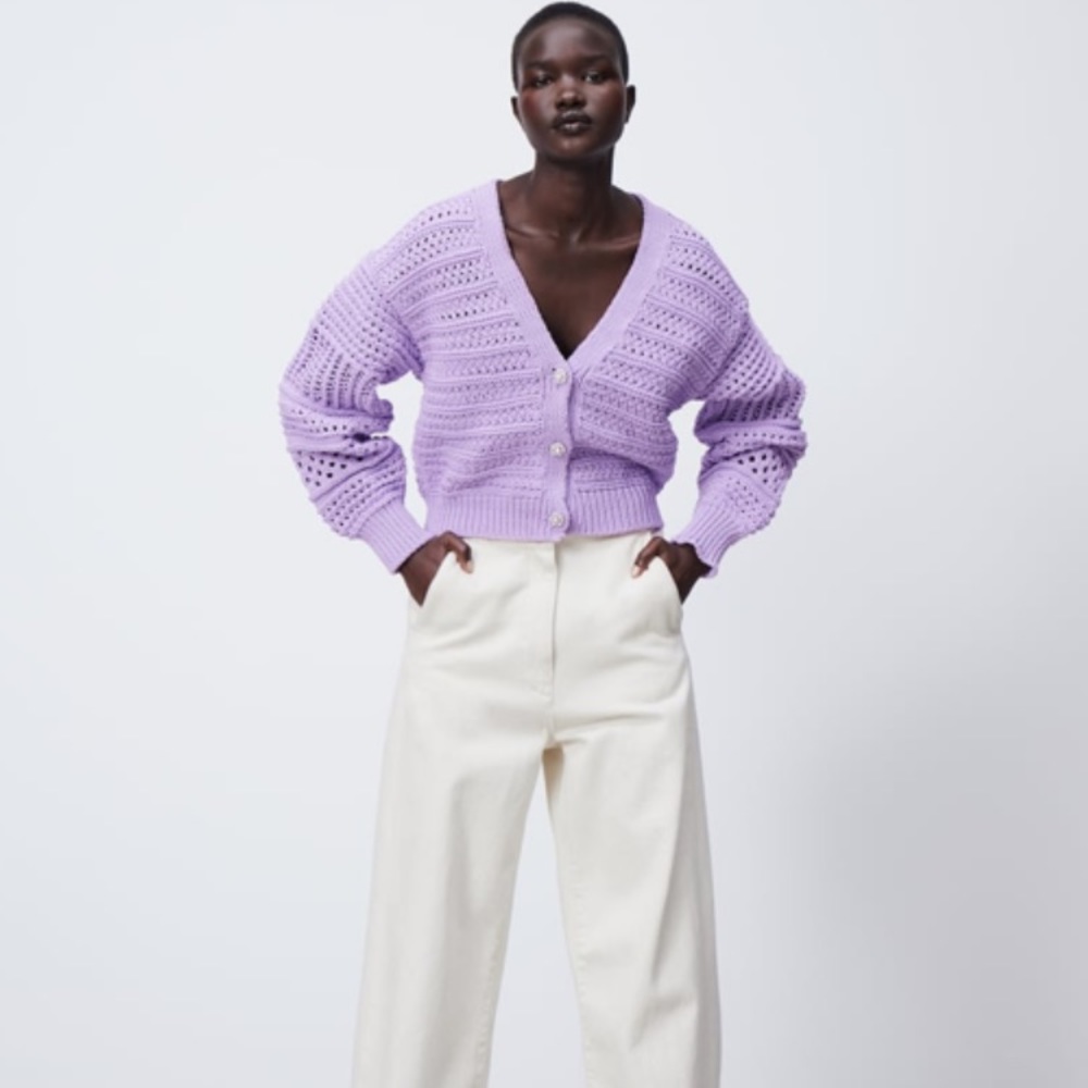 Zara lilac sweater